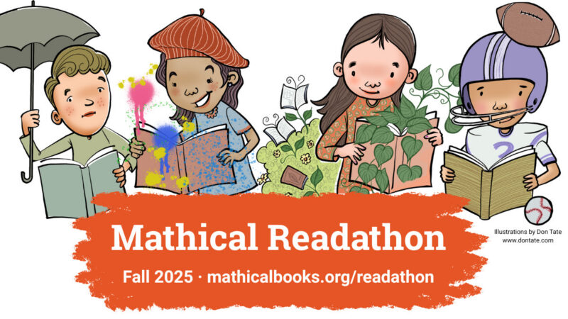 Fall 2025 Mathical Readathon Artwork by Don Tate
